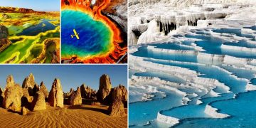 Những cảnh quan ngỡ bên ngoài trái đất