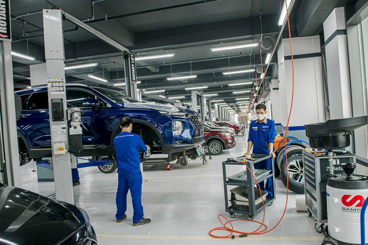 Một xưởng dịch vụ ủy quyền chính hãng Hyundai By TC MOTOR