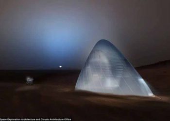 Phối cảnh 3D cho thủ đô tương lai của Sao Hỏa