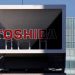 Biểu tượng Toshiba tại trụ sở ở Tokyo.