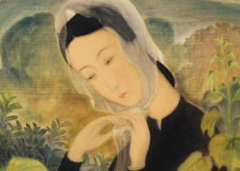 “Thiếu nữ choàng khăn” của danh họa Lê Phổ sắp được đấu giá tại Hồng Kông