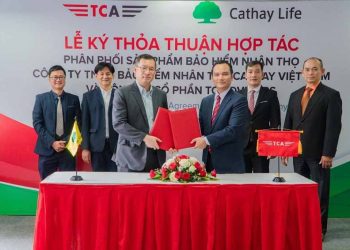 Lễ ký kết thỏa thuận hợp tác và phân phối sản phẩm bảo hiểm nhân thọ Cathay Life Việt Nam và TCA
