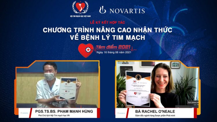 Hội Tim mạch học Việt Nam với. Novartis nâng cao nhận thức về bệnh lý Tim mạch