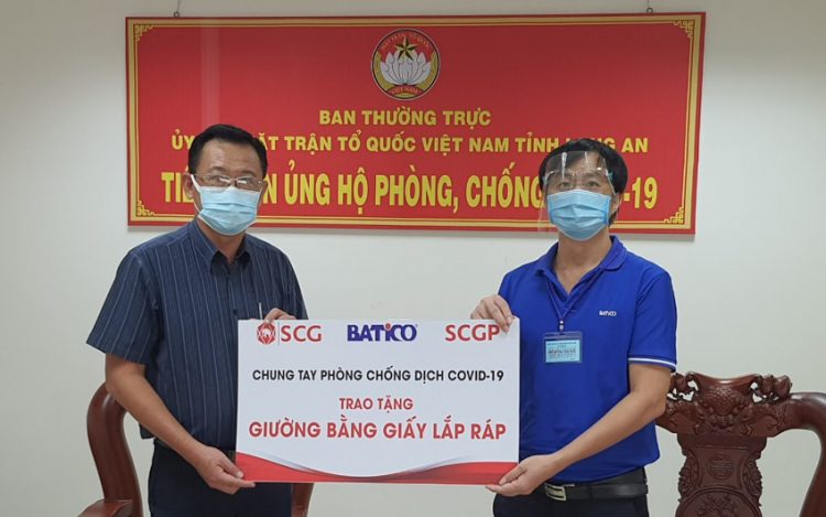 SCGP trao tặng 1.000 chiếc giường giấy, hỗ trợ thành phố Hồ Chí Minh phòng chống dịch Covid-19