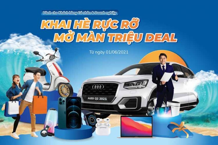 Sacombank khởi động chiến dịch 'Khai hè rực rỡ - mở màn triệu deal'