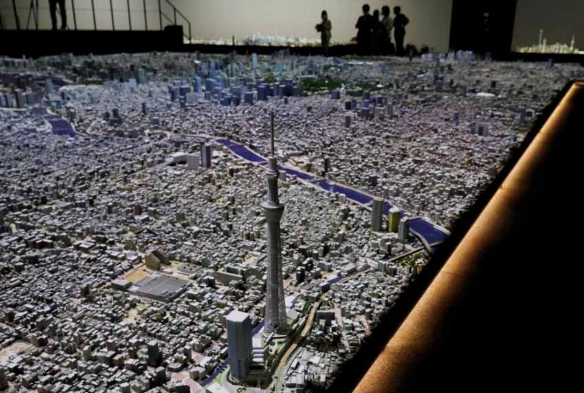 Ngỡ ngàng với mô hình thành phố Tokyo thu nhỏ tỷ lệ 1:1000 cực kỳ chi tiết được làm hoàn toàn bằng tay - 3