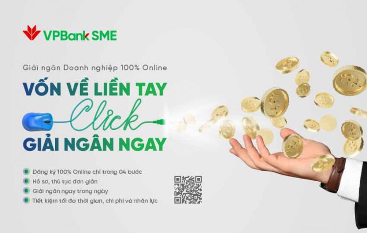 VPBank giải ngân online 100% với khách hàng SME