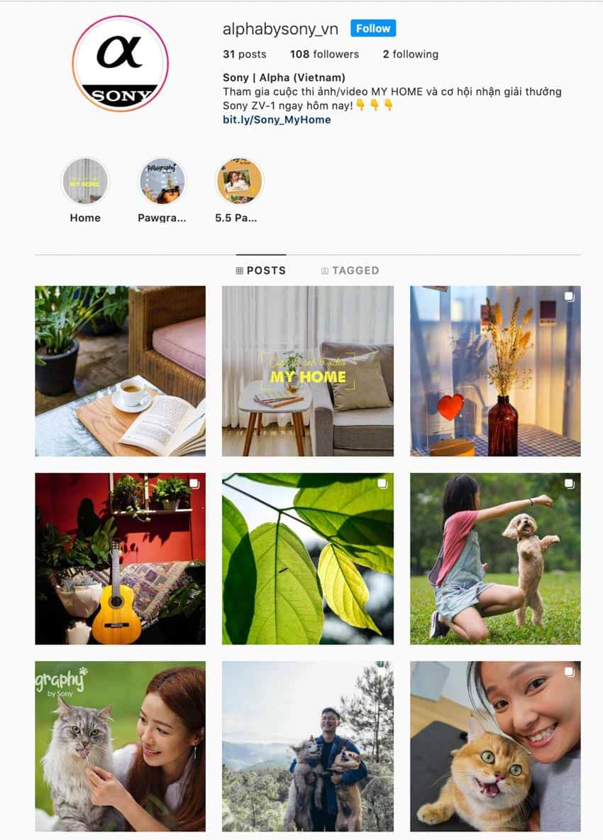 Sony Việt Nam ra mắt trang Sony Alpha trên Instagram, công bố cuộc thi 'My home' với nhiều giải thưởng hấp dẫn - 1