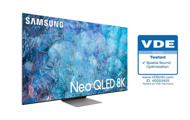TV Samsung Neo QLED đạt chứng nhận ‘Spatial Sound Optimization’ từ VDE