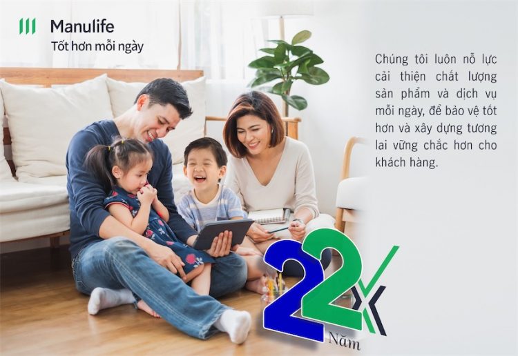 Manulife Việt Nam tiếp tục thực hiện cam kết vì cuộc sống “Tốt Hơn Mỗi Ngày”
