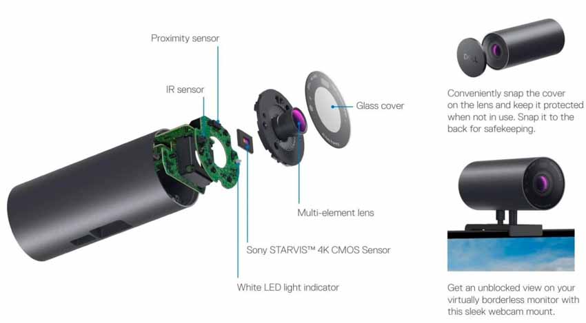 Dell ra mắt webcam UltraSharp 4K mới, sử dụng cảm biến Low-Light CMOS từ Sony - 1