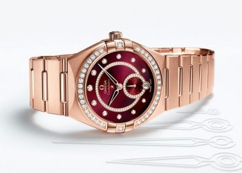 Omega Constellation Small Seconds phiên bản 2021 với kim cương lấp lánh