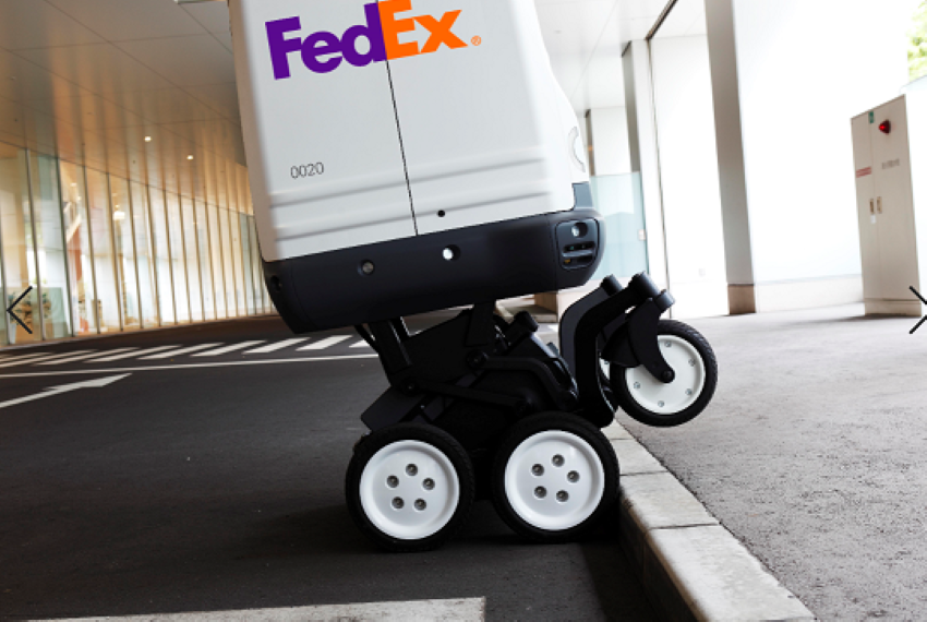 Robot Fedex Roxo