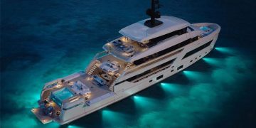 Chiêm ngưỡng siêu du thuyền 144 feet tuyệt đẹp có nội thất hoàn toàn bằng thủy tinh