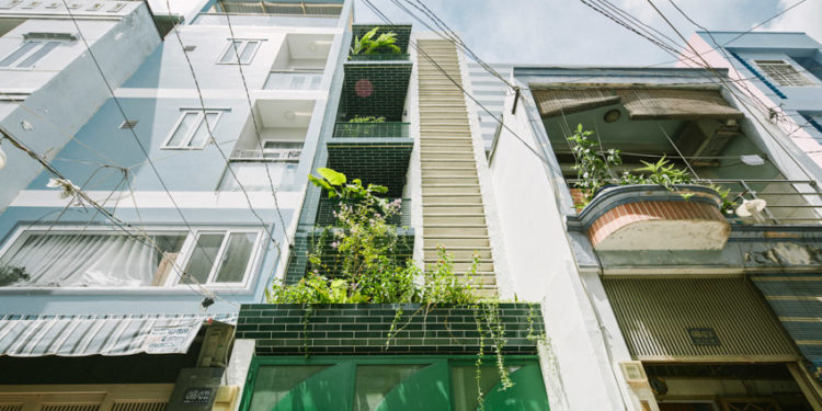 Ngôi nhà gần 35m2 trong hẻm nhỏ với mảng xanh dịu mát