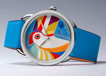 Hermès Arceau Toucan de Paradis phiên bản giới hạn đính 82 viên kim cương tuyệt đẹp