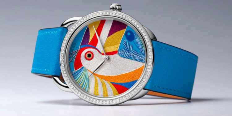 Hermès Arceau Toucan de Paradis phiên bản giới hạn đính 82 viên kim cương tuyệt đẹp