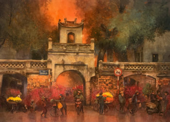 'Chút tình gửi phố' qua nét vẽ đầy cảm xúc về Hà Nội từ họa sĩ Sài Gòn Phong Hoàng