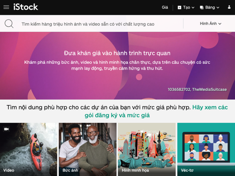 iStock giới thiệu trang web tiếng Việt, chính thức bước vào thị trường Việt Nam