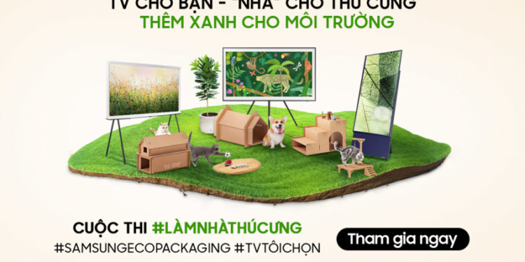 Sống xanh với cuộc thi ‘Làm nhà thú cưng’ từ bao bì sinh thái