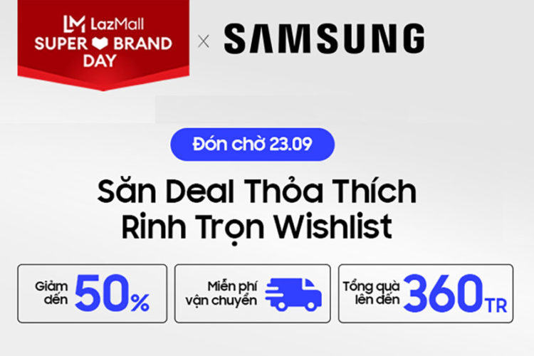 Ngày hội Siêu thương hiệu Samsung năm 2021 trên Lazada với các ưu đãi độc quyền