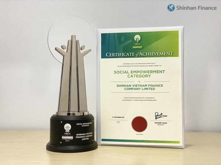 Shinhan Finance được vinh danh 'Doanh nghiệp trách nhiệm Châu Á 2021' - 1