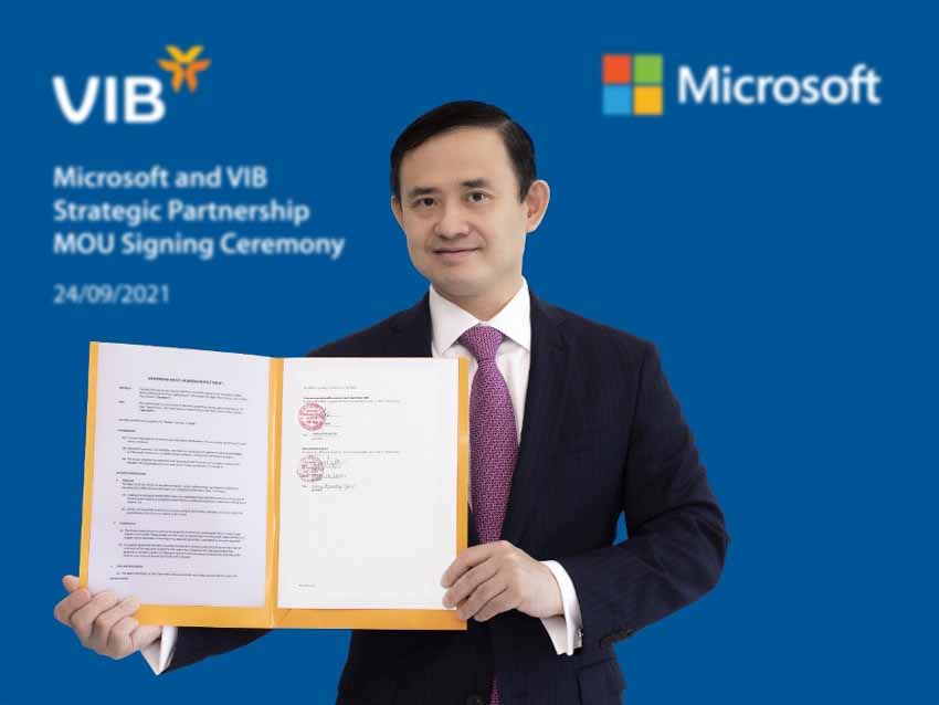VIB hợp tác Microsoft tạo bứt phá tốc độ dịch vụ và đổi mới sáng tạo - 1