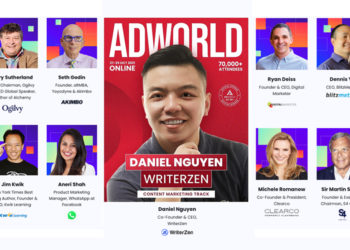 Daniel Nguyễn, Ceo Writerzen – diễn giả người Việt duy nhất tại Ad World Conference 2021