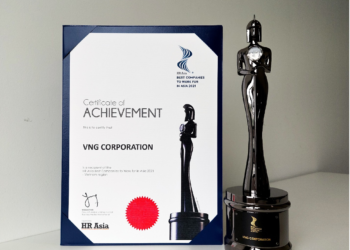 VNG lần thứ ba liên tiếp được vinh danh là “Nơi làm việc tốt nhất châu Á”