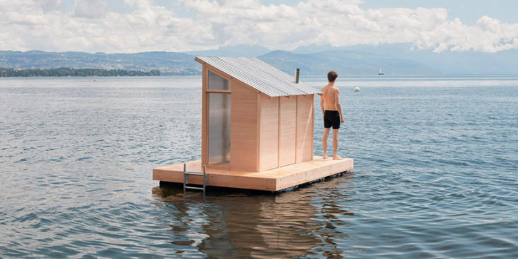 Những điều thú vị về phòng xông hơi ‘tí hon’ nổi trên hồ Geneva