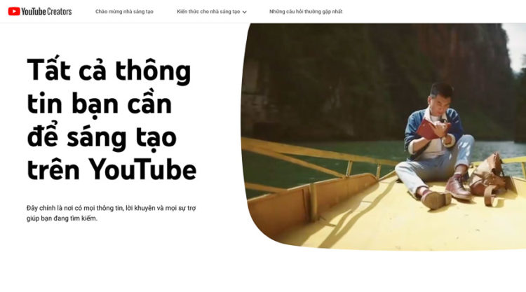 YouTube ra mắt trang web thông tin tiếng Việt hỗ trợ nhà sáng tạo nội dung