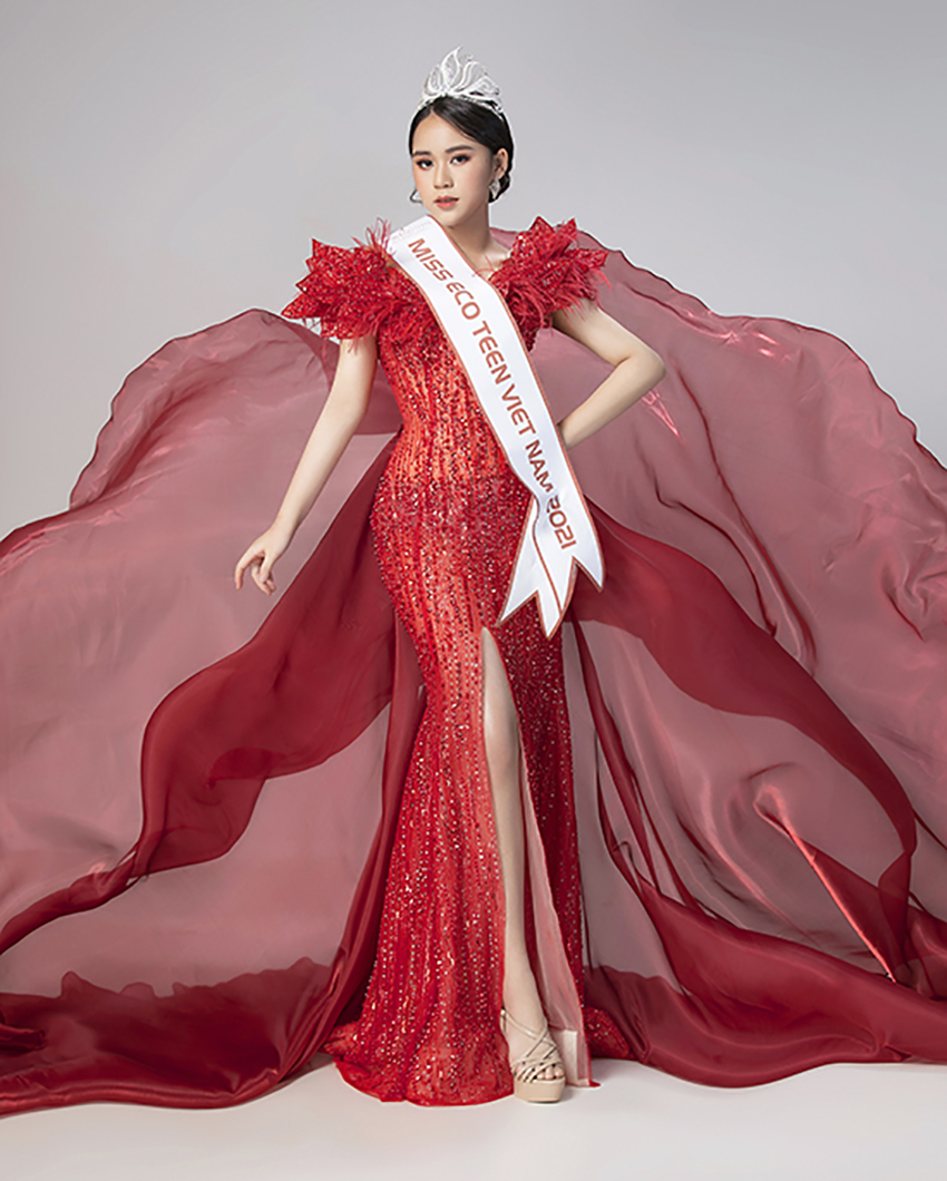 Vũ Huyền Diệu đăng quang Miss Eco Teen International 2021 - 6