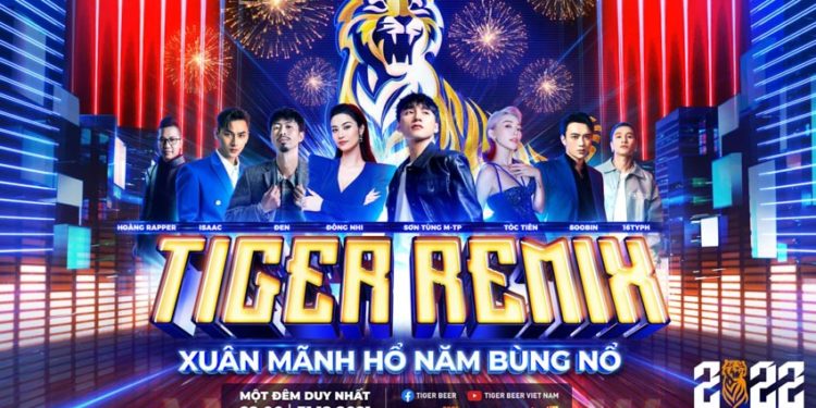 Tiger Remix 2022 đại nhạc hội thực tế ảo chào đón năm mới