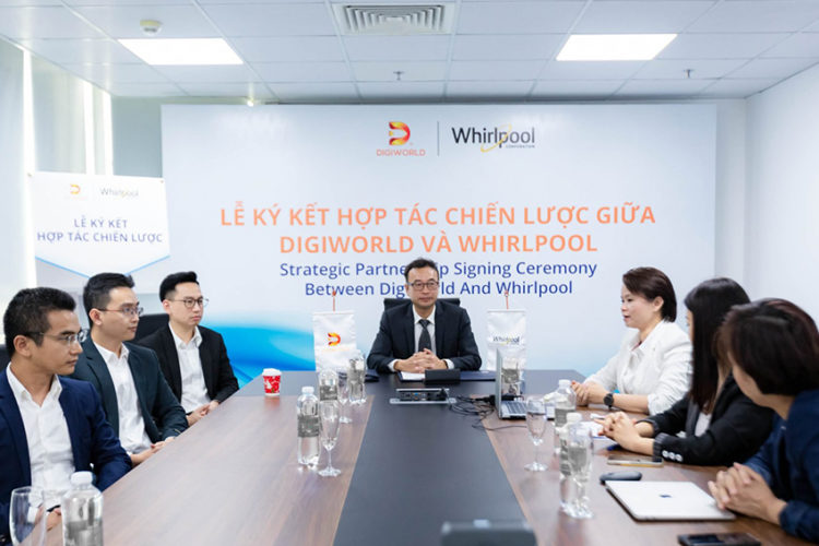 Ký kết hợp tác chiến lược giữa Digiworld & Whirlpool