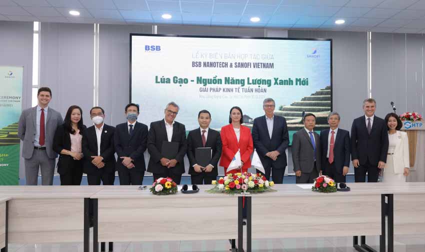 Sanofi Việt Nam và BSB Nanotech hợp tác  dự án 'Lúa gạo - Nguồn năng lượng xanh mới' - 2