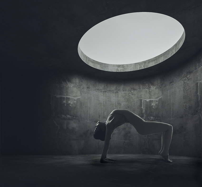 Chiêm ngưỡng bộ ảnh yoga nghệ thuật kết hợp không gian kiến trúc và ánh sáng 11
