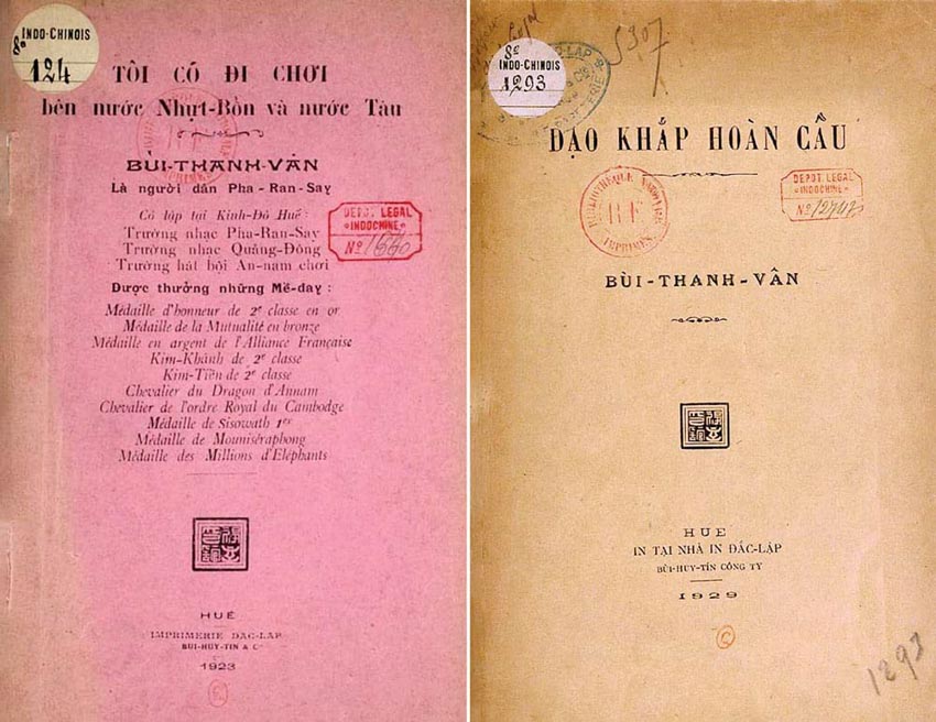 Bùi Thanh Vân và chuyến du hành vòng quanh thế giới năm 1929 - 1