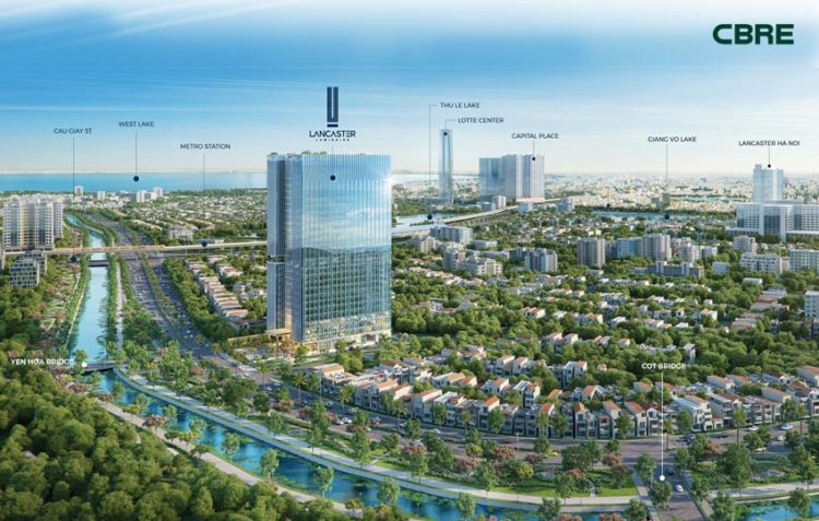 CBRE Việt Nam trở thành đại diện cho thuê độc quyền tòa tháp văn phòng Lancaster Luminaire - 1