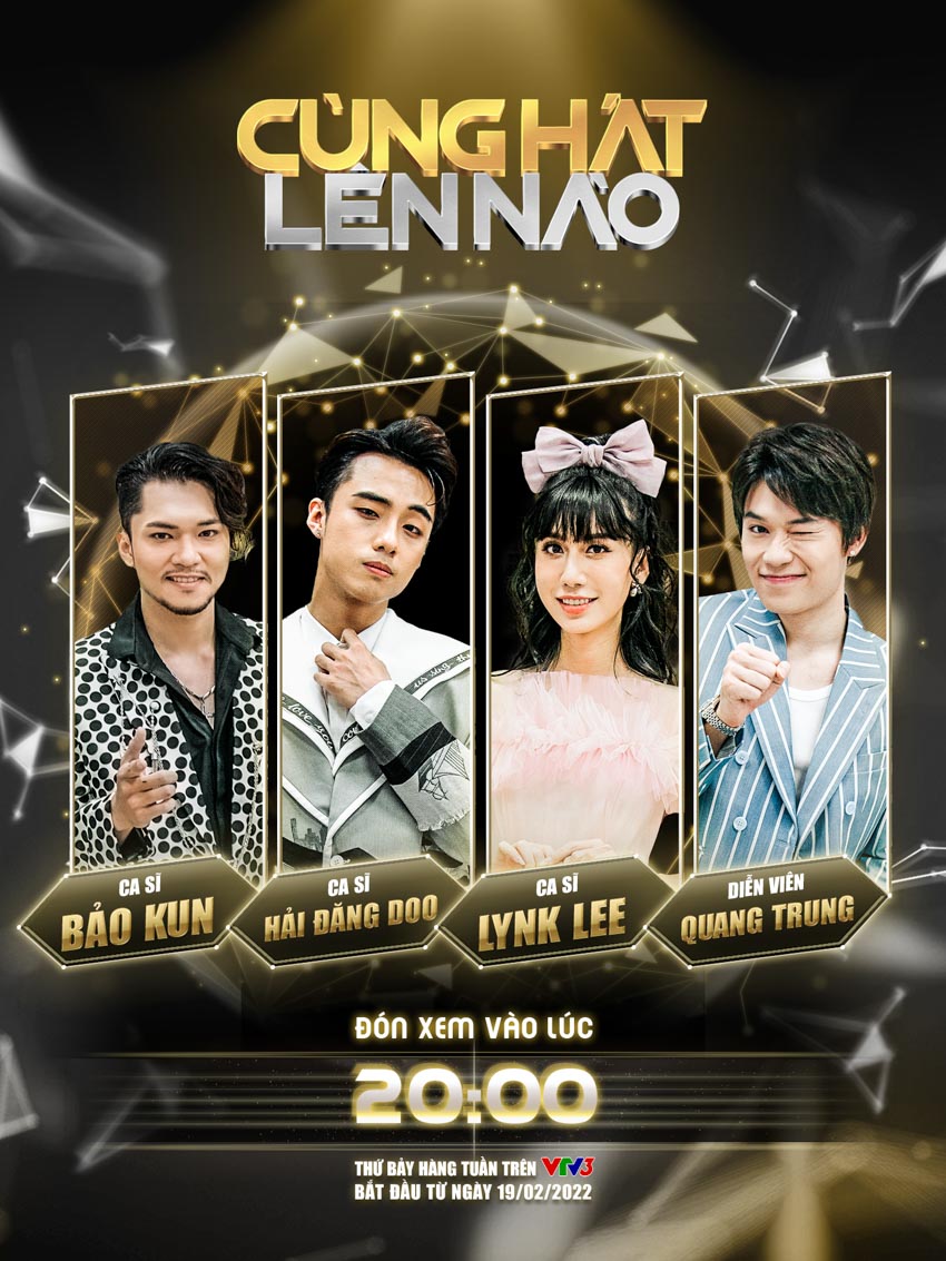 Quang Trung, Lynk Lee, Bảo Kun bất ngờ làm thí sinh tại show âm nhạc mới toanh 'Cùng hát lên nào' - 3