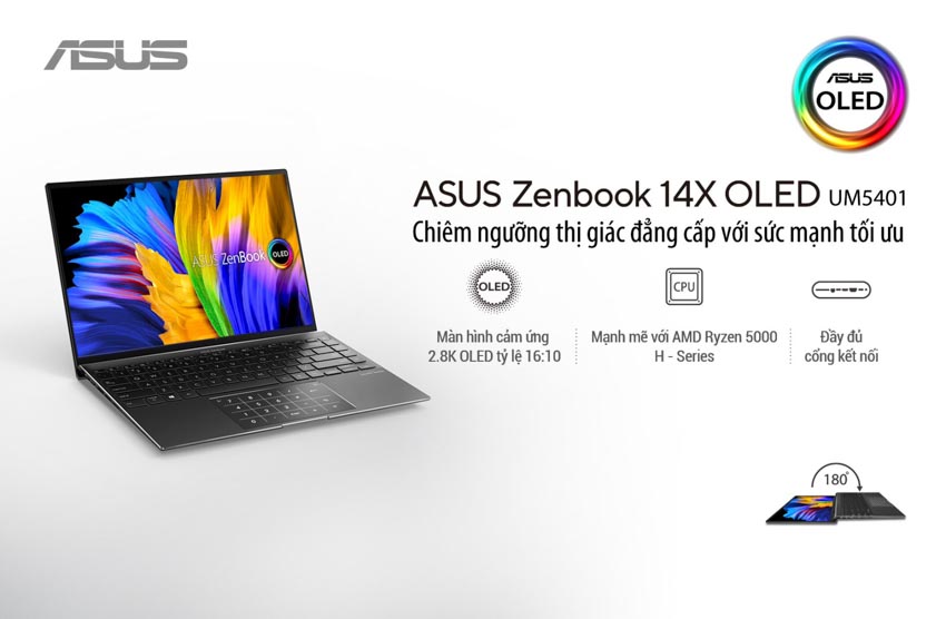 ASUS ZenBook 14X OLED mới: hiển thị OLED cao cấp và hiệu năng mạnh mẽ - 5