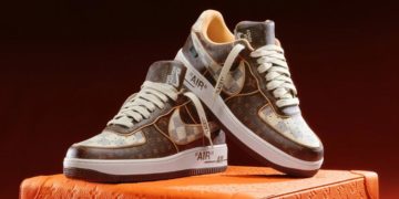 Giày Louis Vuitton And Nike Air Force 1 đạt mức giá 220.000 đô-la mỹ trong đấu giá - 6