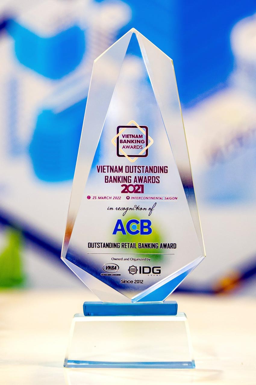 ACB tiếp tực khẳng định vị thế với giải thưởng Ngân hàng bán lẻ Việt Nam tiêu biểu 2021 - 1