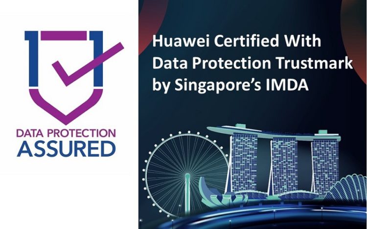 IMDA Awards Huawei Int'l Data Protection