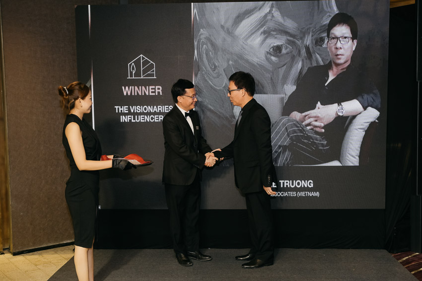 Giải cá nhân có tầm ảnh hưởng thuộc về kiến trúc sư Lê Trương của TT-Associates (Việt Nam).