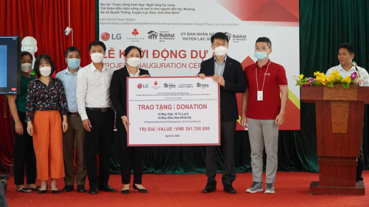 LG Electronics và Habitat For Humanity Vietnam khởi động dự án “Ngôi làng hy vọng” năm 2022