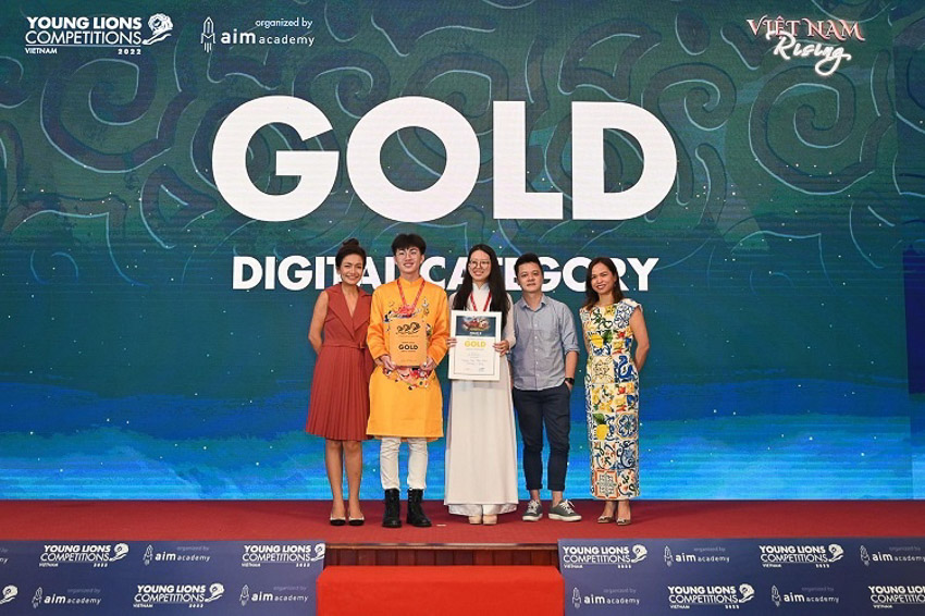 Hai sinh viên Đại học RMIT đạt Giải Vàng cuộc thi Vietnam Young Lions hạng mục Digital