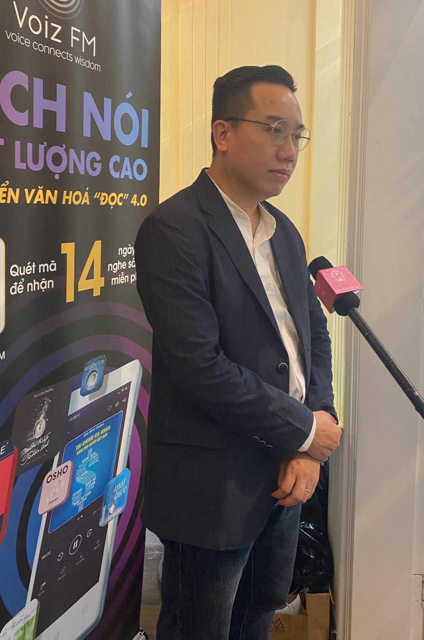 CEO Voiz FM Lê Hoàng Thạch: 'Nếu không có thời gian thì hãy để một người khác đọc sách cho bạn' - 3