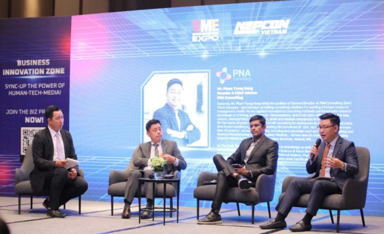 Lễ khởi động Triển Lãm Quốc Tế Sản Xuất Công Nghiệp Vme 2022, Triển Lãm Điện Tử Quốc Tế Nepcon Việt Nam 2022 & Ký kết thỏa thuận hợp tác Dự Án Cộng Đồng Sáng Kiến Doanh Nghiệp - 6