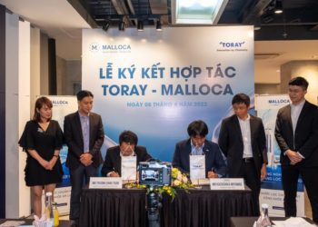 Malloca ký kết hợp tác với Tập đoàn Toray Nhật Bản