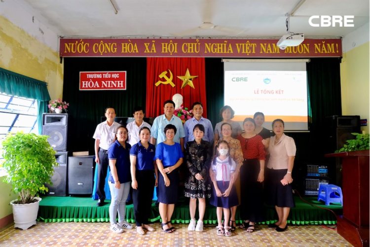 CBRE Việt Nam hoàn thành "Dự án xây dựng trường học lành mạnh” tại Đà Nẵng